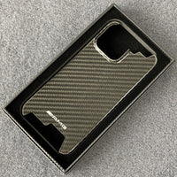 Mercedes-AMG Carbon Fiber Style Slim Case for iPhone – Luxury Performance Design