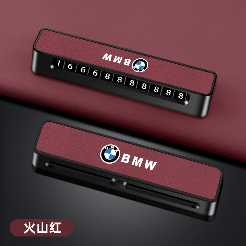 It is suitable for BMW moving temporary parking number plate 1 series, 3 series 5 series, X1X3X5X6 car moving telephone plate