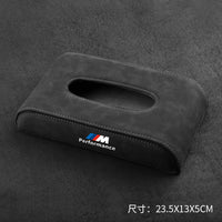 Suede BMW special car tissue box, car supplies modified, 1 series, 3 series, 5 series, 7 series, X3 X5 X1