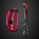 Suitable for BMW Key Cover 3 Series 5 Series X1X3X4X5X6 Blade 525530LI Carbon Fiber Key Bag Fringe