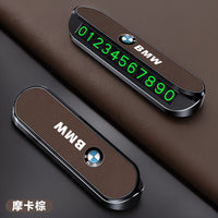It is suitable for BMW 3 Series 5 Series X1X3X4X5 car temporary parking license plate moving car phone number plate in-car supplies