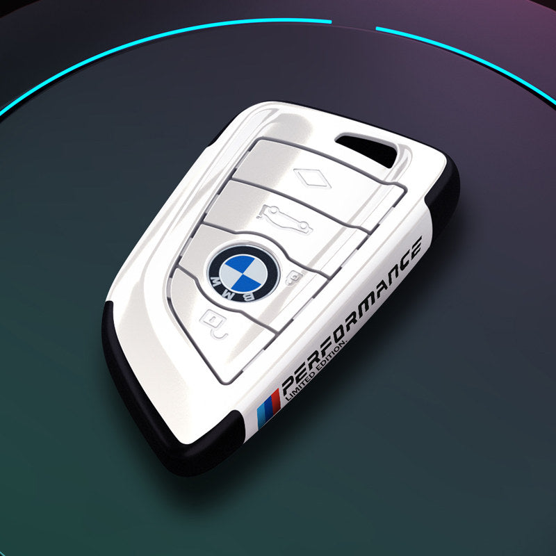 Suitable for BMW Key Cover 3 Series 5 Series X1X3X4X5X6 Blade 525530LI Carbon Fiber Key Bag Fringe