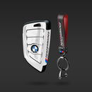 Suitable for BMW Key Cover 3 Series 5 Series X1X3X4X5X6 Blade 525530LI Carbon Fiber Key Bag Fringe