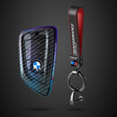 Suitable for BMW Key Cover 3 Series 5 Series X1X3X4X5X6 Blade 525530LI Carbon Fiber Key Bag Fringe
