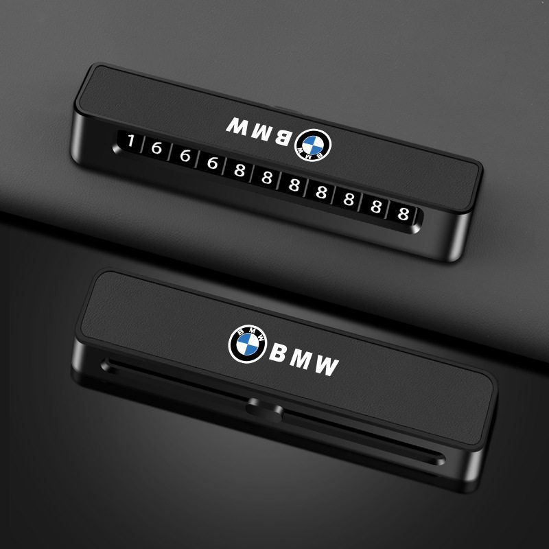 It is suitable for BMW moving temporary parking number plate 1 series, 3 series 5 series, X1X3X5X6 car moving telephone plate