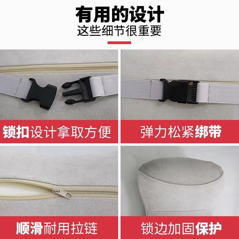 Suitable for BMW M Car Headrest Cushion M2M3M4M5M6 M8 X3M X4M X5M X6M Lumbar Neck Pillow