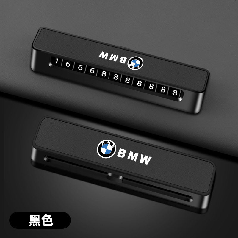 It is suitable for BMW moving temporary parking number plate 1 series, 3 series 5 series, X1X3X5X6 car moving telephone plate