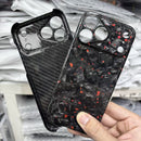Forged Carbon Fiber iPhone Case – Luxury Green Flake Design | Shockproof & Slim Fit