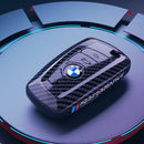 Suitable for BMW Key Cover 3 Series 5 Series X1X3X4X5X6 Blade 525530LI Carbon Fiber Key Bag Fringe