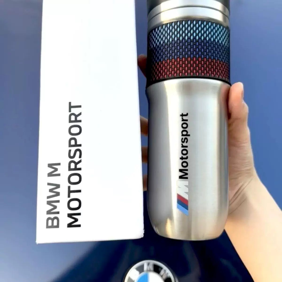 Suitable for BMW BMW thermos cup MOTORSPORT series straight water cup press-type anti-drop advanced