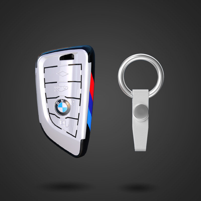 Suitable for BMW Key Cover 3 Series 5 Series X1X3X4X5X6 Blade 525530LI Carbon Fiber Key Bag Fringe