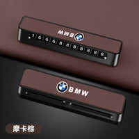 It is suitable for BMW moving temporary parking number plate 1 series, 3 series 5 series, X1X3X5X6 car moving telephone plate