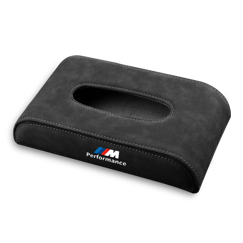 Suede BMW special car tissue box, car supplies modified, 1 series, 3 series, 5 series, 7 series, X3 X5 X1