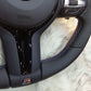 Perforated Nappa Leather Black Trim Steering Wheel for BMW F Series bottom side