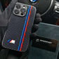BMW M Glass Carbon Look Fiber Case