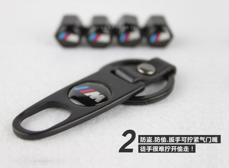 Automobile tire valve core cap 3 series, 1 series, 5 series bmw modified M standard x3x5x7 metal valve 525li