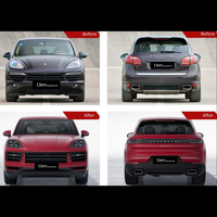 Porsche Cayenne 958 (2011-2017) upgraded to 9Y0.2 GTS (2024-2025) + TKT front  lip