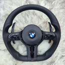 Customized Nappa Leather with Black Trim Steering Wheel For BMW F Series