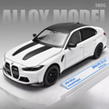 1:24 BMW M3 Alloy Diecast Sports Car Model – Custom License Plate Edition