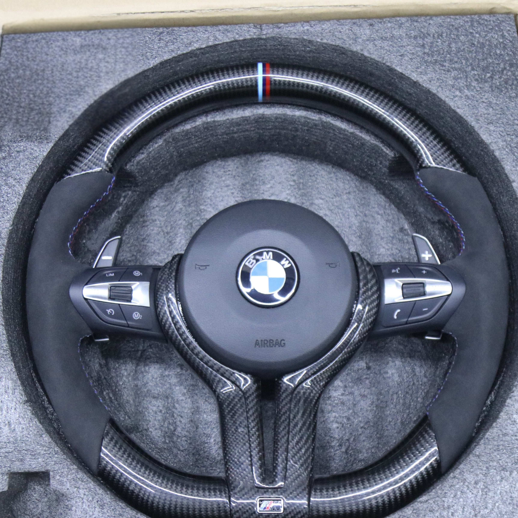 Alcantara with Carbon Fiber Steering Wheel for BMW F Series