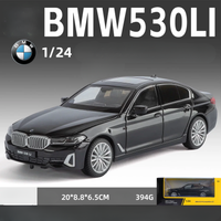 1:24 Genuine Authorized BMW 5 Series 530Li Diecast Model Car  With Custom License Plate