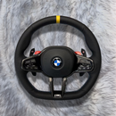 Yellow Stripe CS Steering Wheel for BMW G Series

